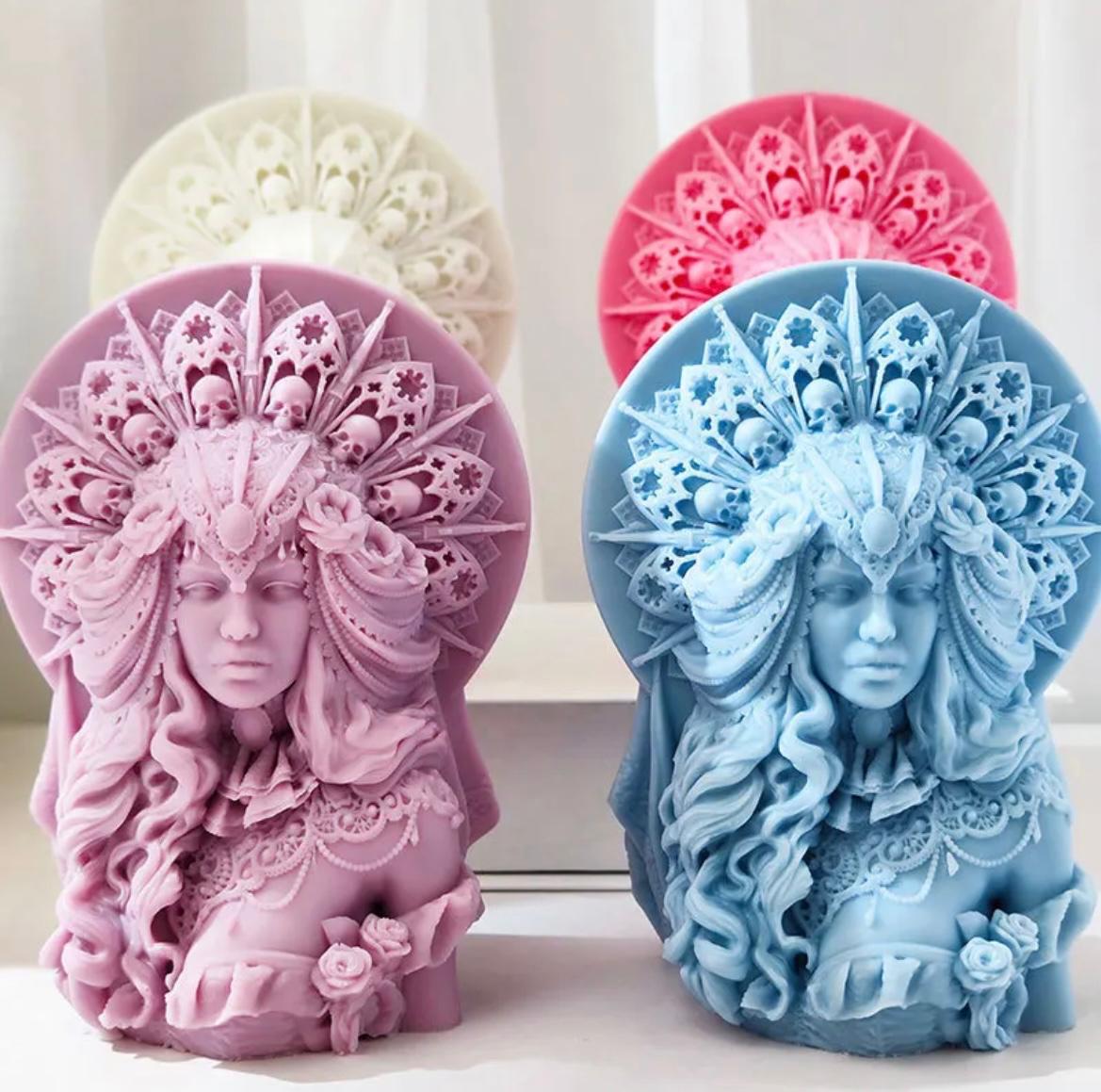 Candele Profumate a Forma di Sculture di Dea 3D