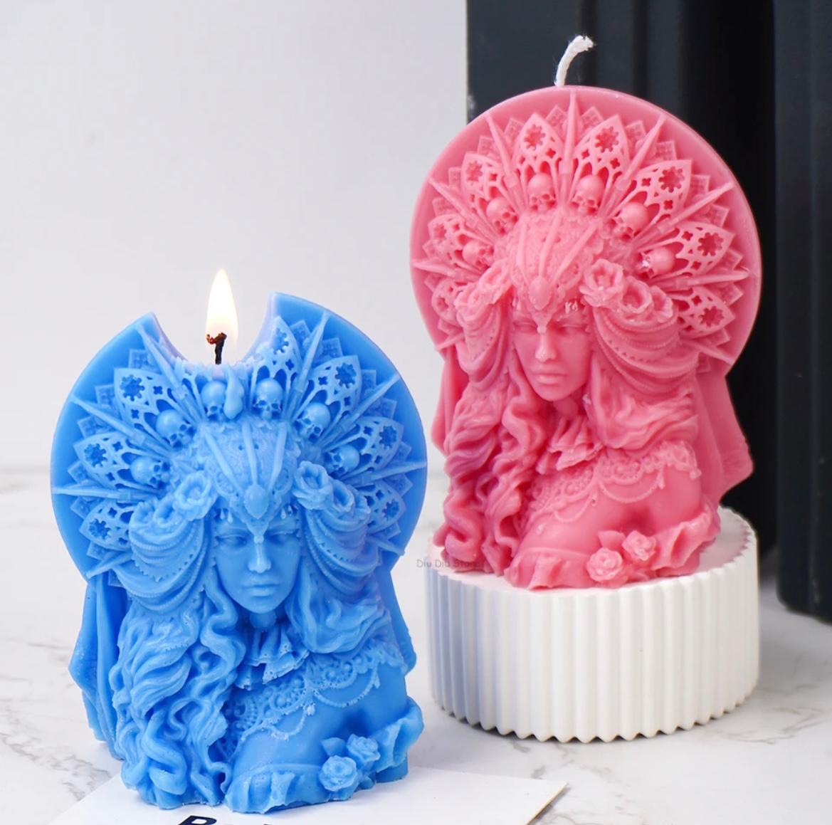 Candele Profumate a Forma di Sculture di Dea 3D