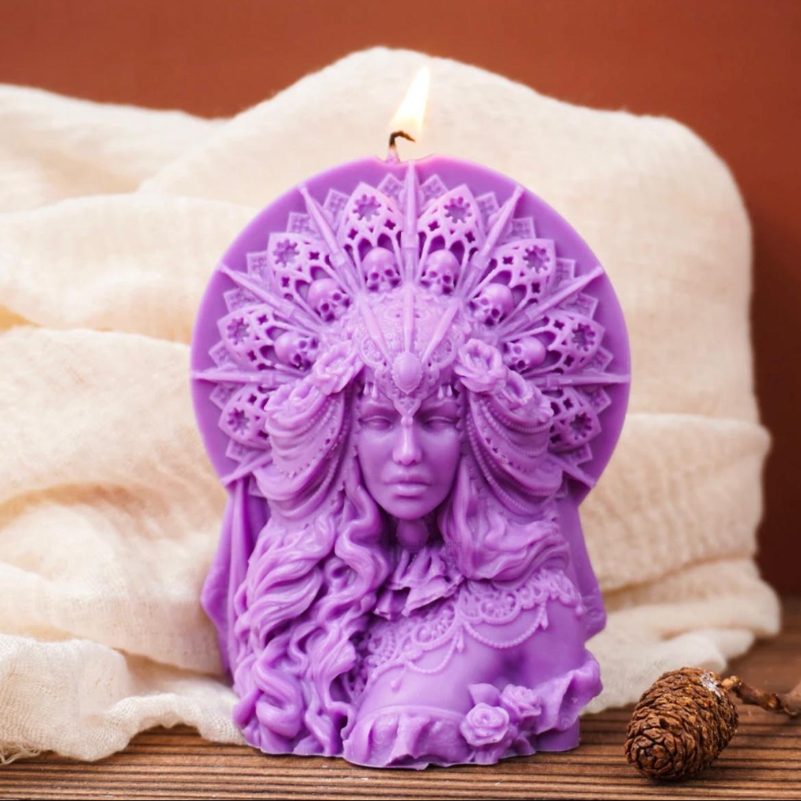 Candele Profumate a Forma di Sculture di Dea 3D