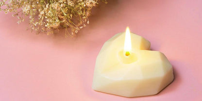 Candele Profumate a Forma di Rombo e Cuore