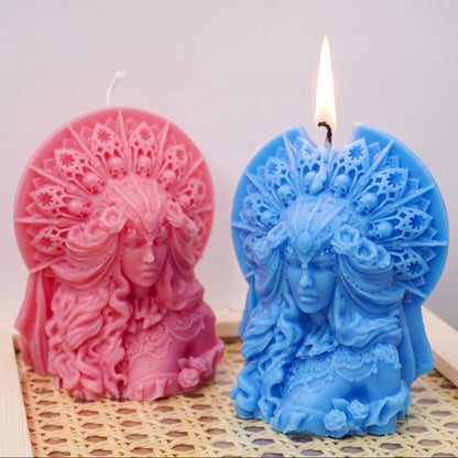 Candele Profumate a Forma di Sculture di Dea  3D