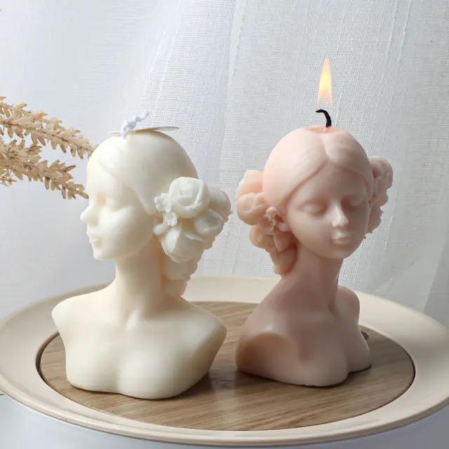 Candele Artistiche Statua 2 ragazze un pezzo unico design